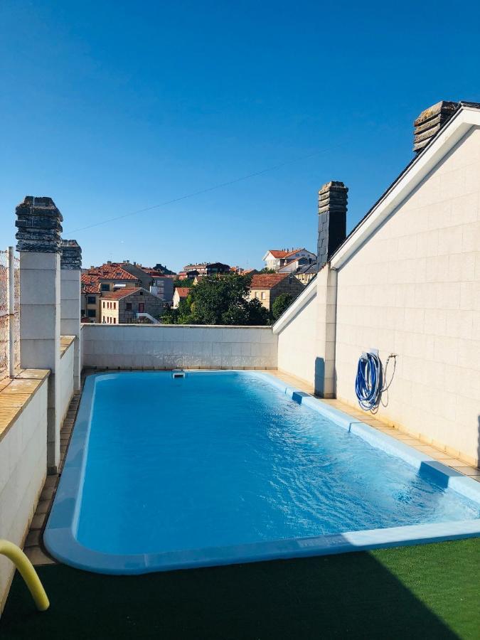 Apartamento Enjoy Sanxenxo,200M Playa, Balcon Vistas Cies, Piscina & Terraza Azotea,2 Plazas Garaje, 2 Banos, Muy Luminoso, Muy Tranquilo,Muy Equipado, Centrico Exterior foto